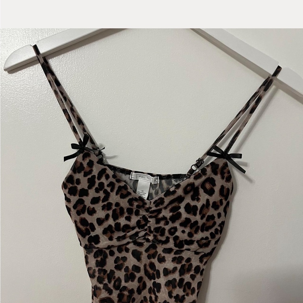 Full Tilt Leopard Print Tank Top